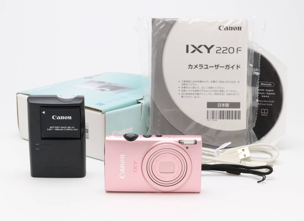 B+ (並品) Canon キヤノン IXY 220F ピンク 初期不良返品可 88-67拍卖