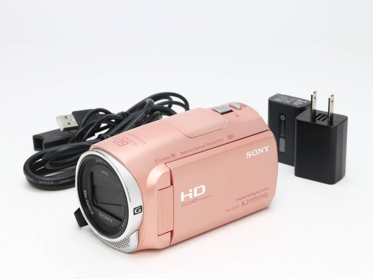 C (実用品) SONY ソニー Handycam HDR-CX670 ピンク 初期不良返品対応 88-60拍卖
