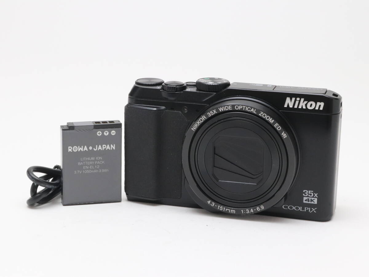 B (並品) Nikon ニコン COOLPIX A900 ブラック 初期不良返品対応 88-117拍卖