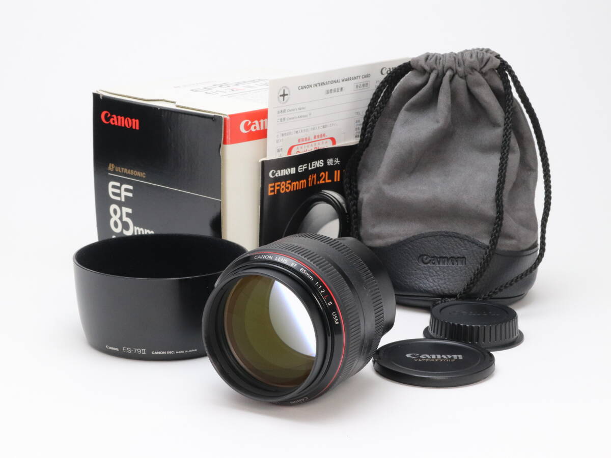 B (並品) Canon キヤノン EF 85mm F1.2L II USM 初期不良返品対応 88-141拍卖