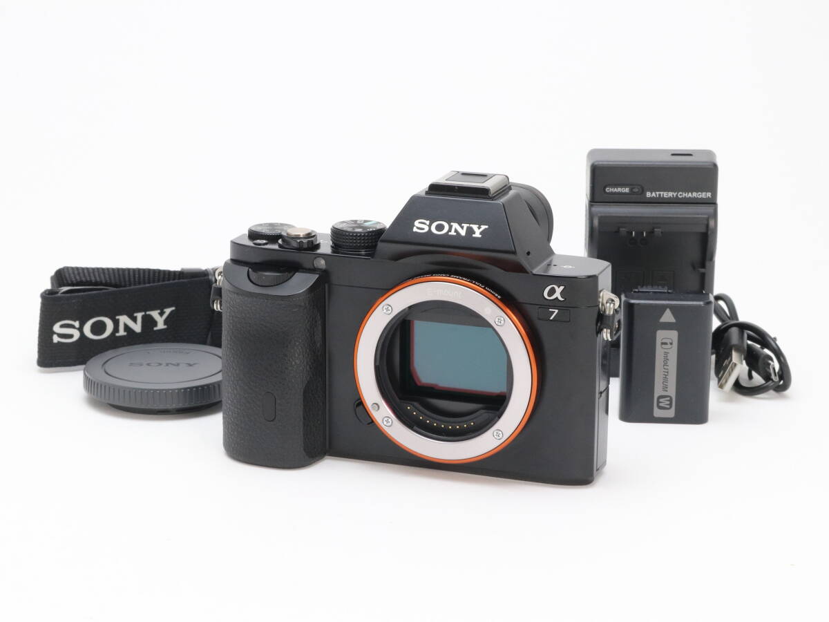 AB- (良品) SONY ソニー α7 ILCE-7ボディ シャッター数4,204枚 初期不良返品可 88-177拍卖