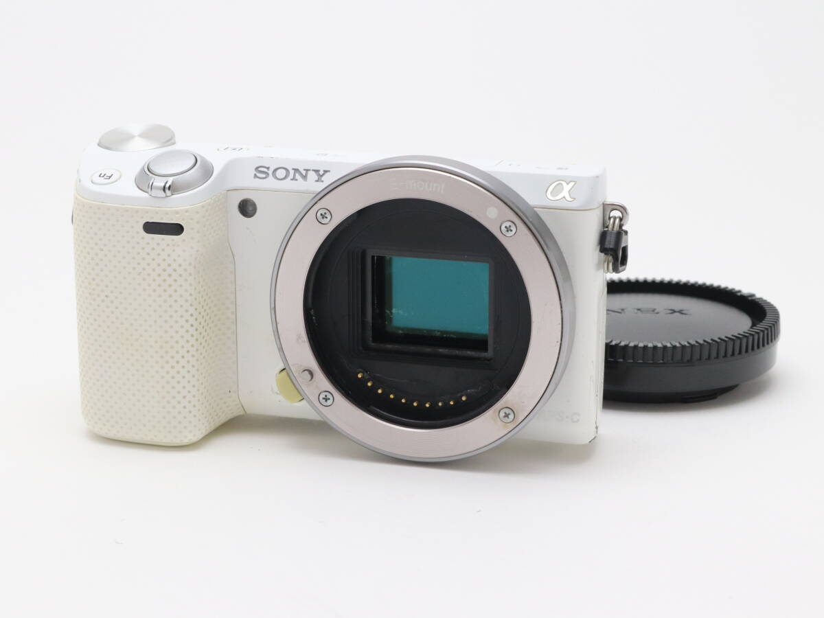 D (ジャンク) SONY ソニー α NEX-5R ホワイト ボディ 返品不可 88-217拍卖