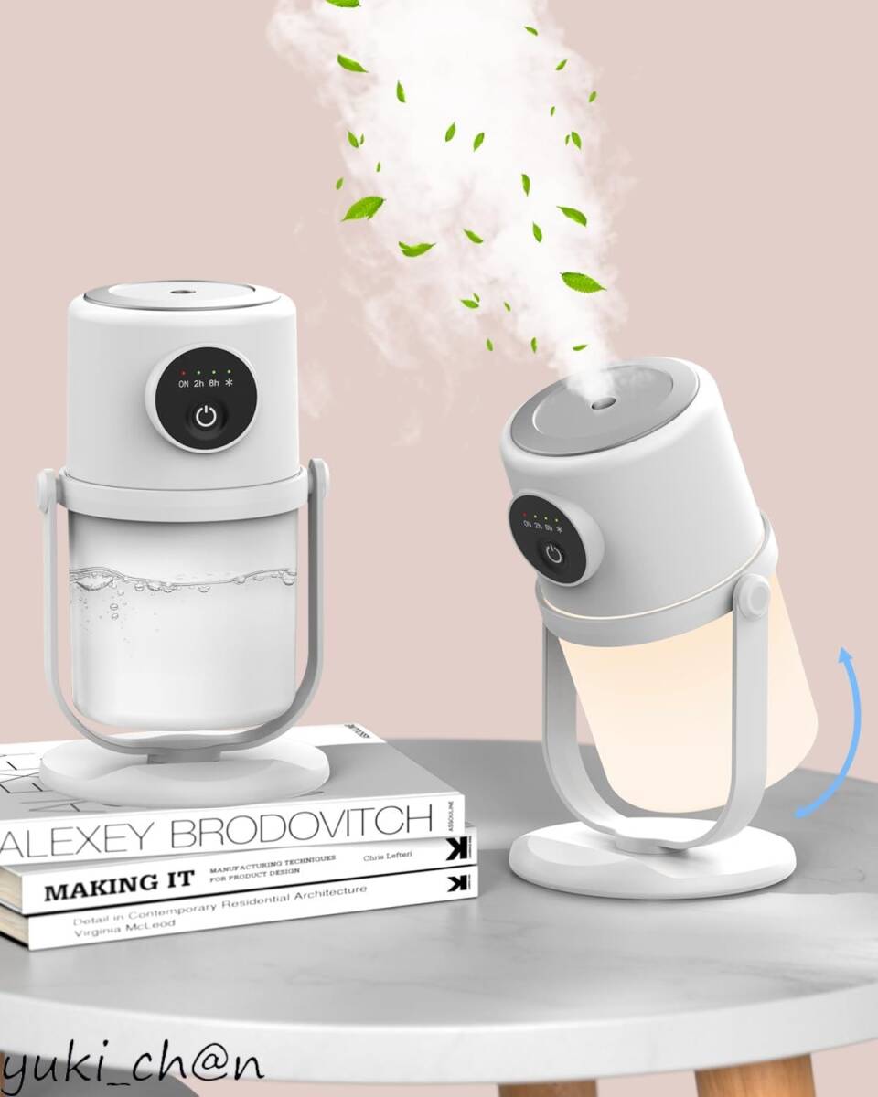 加湿器 卓上 小型 300ml 大容量 アロマ対応 アロマディフューザー 車載 暖光LEDライト 自動停止機能 上から給水 お手入れ簡単 プレゼント拍卖