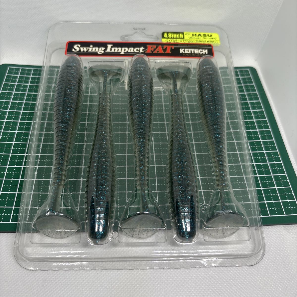 ケイテック スイングインパクトファット 4.8インチ ハス(シルバーシャイナー) KEITECH Swing Impact FAT 4.8inch拍卖