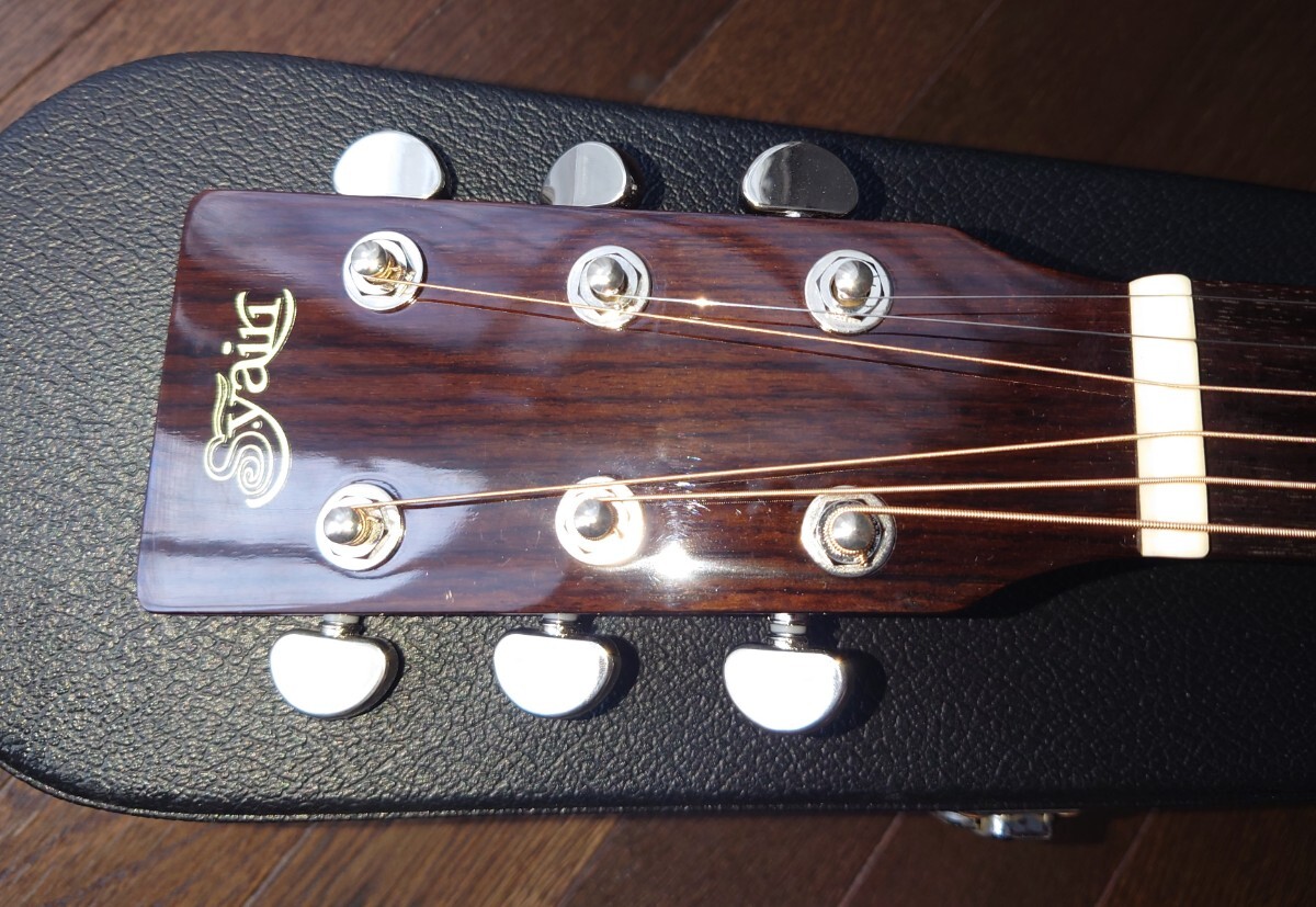 s.yairi ydt-18n オール単板モデル/グローバーペグに換装済/美品/クリーニング済/弦高調整済、12F6弦側2.5mm、1弦側1.8mm拍卖
