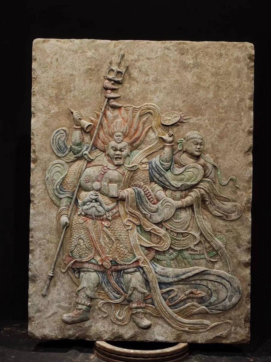 yw8|3340 和田玉 人間国宝【 青石神将板です】 中国古玩 中国骨董 伝世珍品 風水秘蔵 伝世家珍 收藏品 置物 拍卖