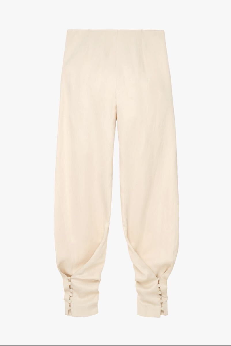 未使用 ZARA ダーツパンツ サテン パンツ タグ付き ボトムス サテンベージュ拍卖