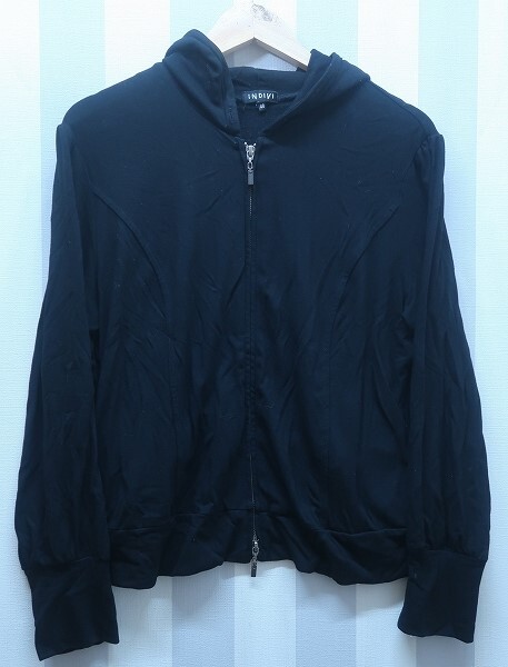 2-2036B/INDIVI フルジップパーカー インディヴィ拍卖