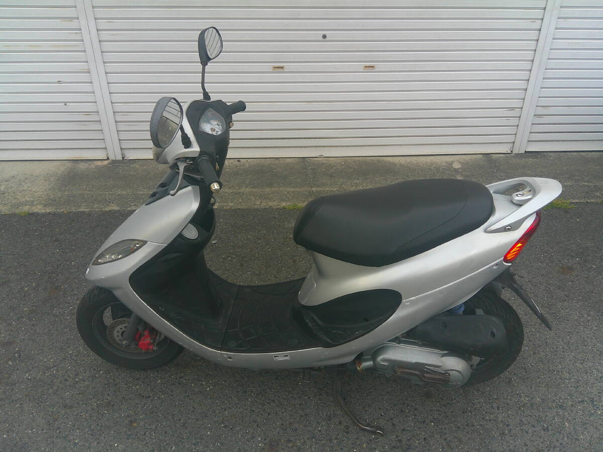 キムコ スーナー100 シルバー色 Fディスク 2スト サイドスタンド付拍卖