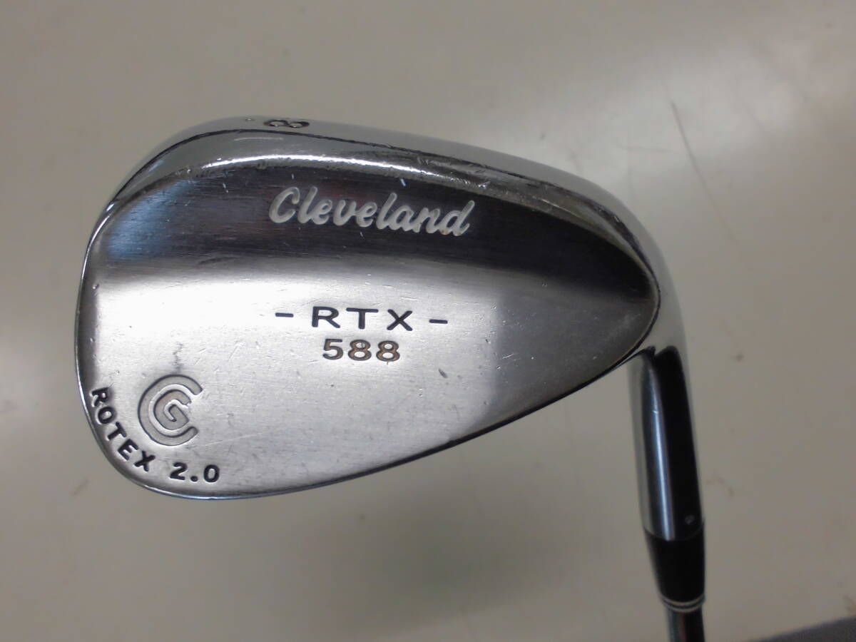 クリーブランド・588 RTX2.0・ツアーサテン(2014)・48度・ウェッジ・S(NS)中古⑧拍卖
