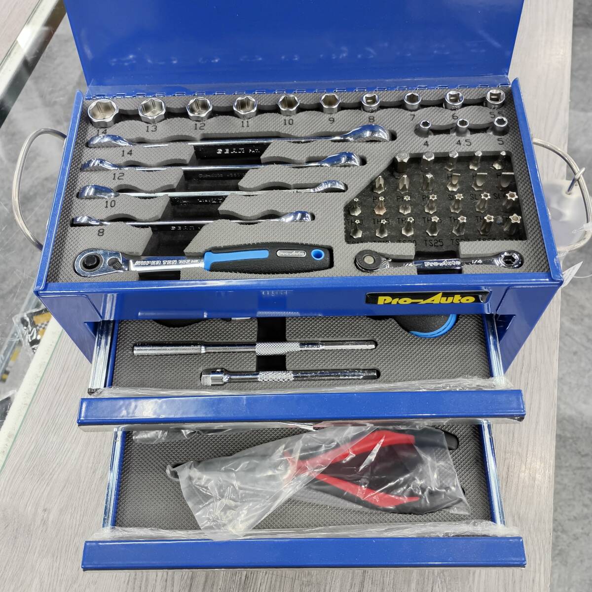 展示品 スエカゲツール MC-0251 ブルー ミニ工具セット 管理3006拍卖