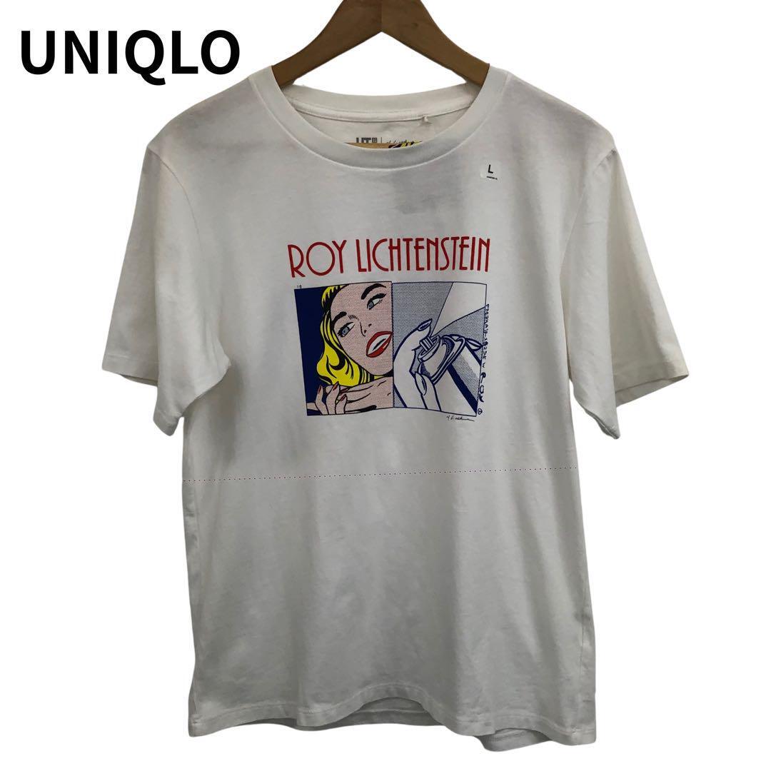 新品タグ付き ユニクロ Tシャツ ロイ・リキテンスタイン プリント 半袖 L拍卖