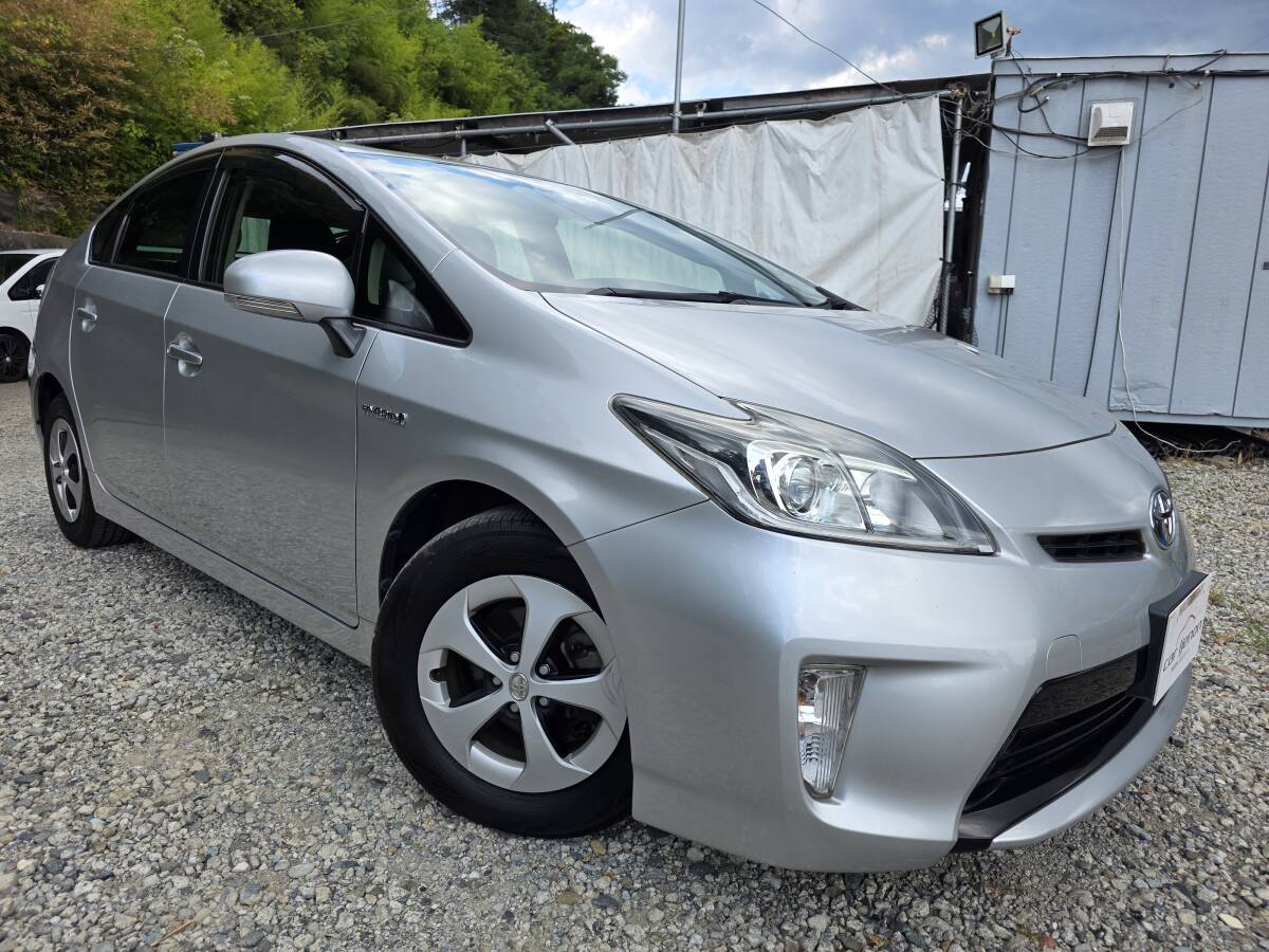 プリウス☆S☆後期型☆車検令和9年10月☆純正SDナビ☆CD☆DVDビデオ☆地デジTV☆Bluetooth☆ビルトインETC☆バックカメラ☆スマートキー拍卖