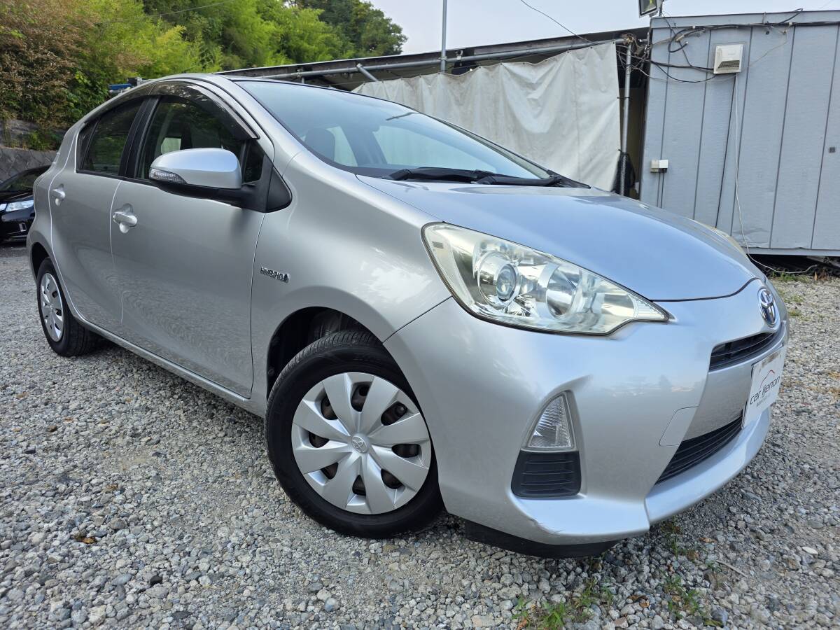 アクア☆車検令和8年6月☆純正SDナビ☆CDオーディオ☆ワンセグTV☆Bluetoothオーディオ☆ETC☆拍卖