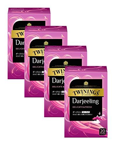 トワイニング ティーバッグダージリン 20P×4個拍卖