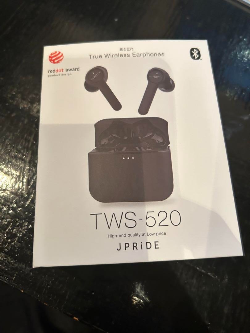 (A-022) JPRIDE TWS-520 ワイヤレスイヤホン ブラック ジャンク拍卖