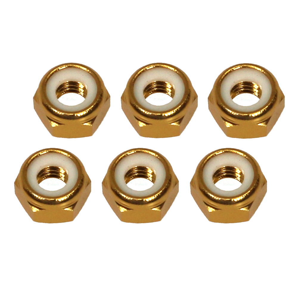 ▲1/10用アルミナイロンM4ナット【ゴールド】,イーグル2318-GO(ゆうパケット)拍卖