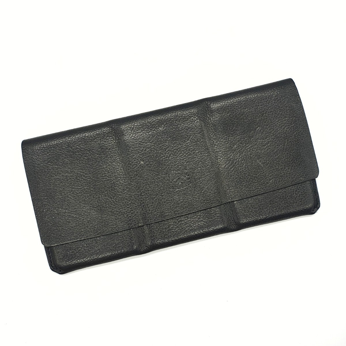 美品 イルビゾンテ 札入れ 黒 レザー 長財布 カードケース拍卖