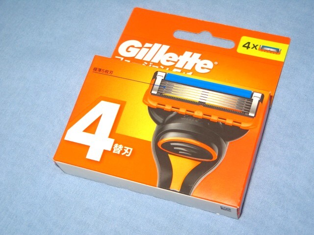 【純正品/正規品】 ☆ジレット フュージョン 5+1 箱付 ◆替刃4個 K824拍卖