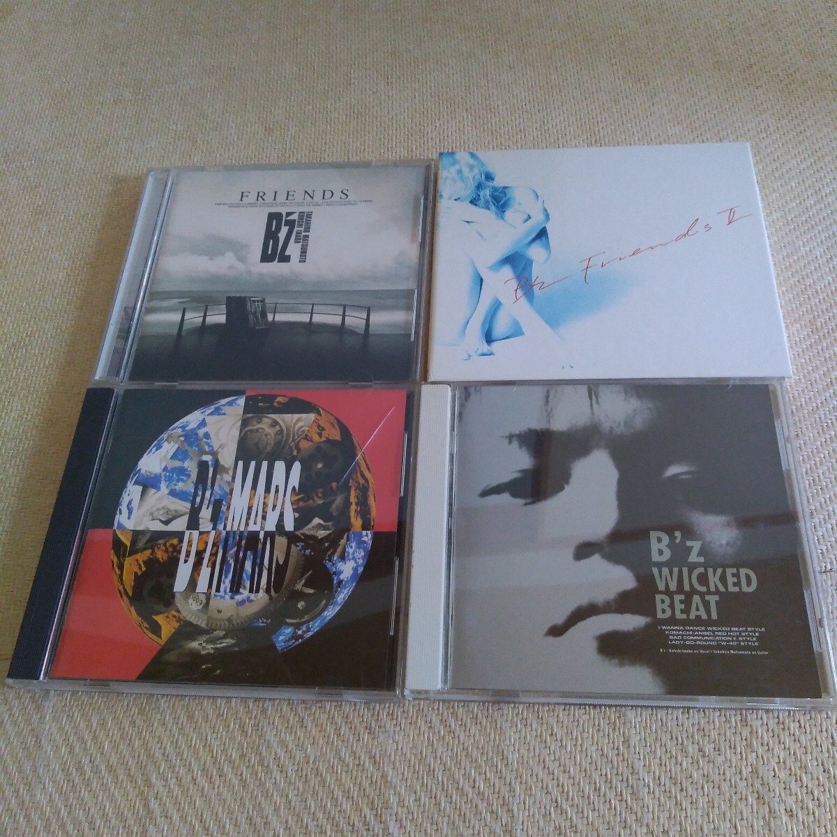 B'z FRIENDS FRIENDS Ⅱ MARS WICKED BEAT アルバム CD セット 4枚 稲葉浩志 松本孝弘 ビーズ 名盤 名曲 紅白拍卖