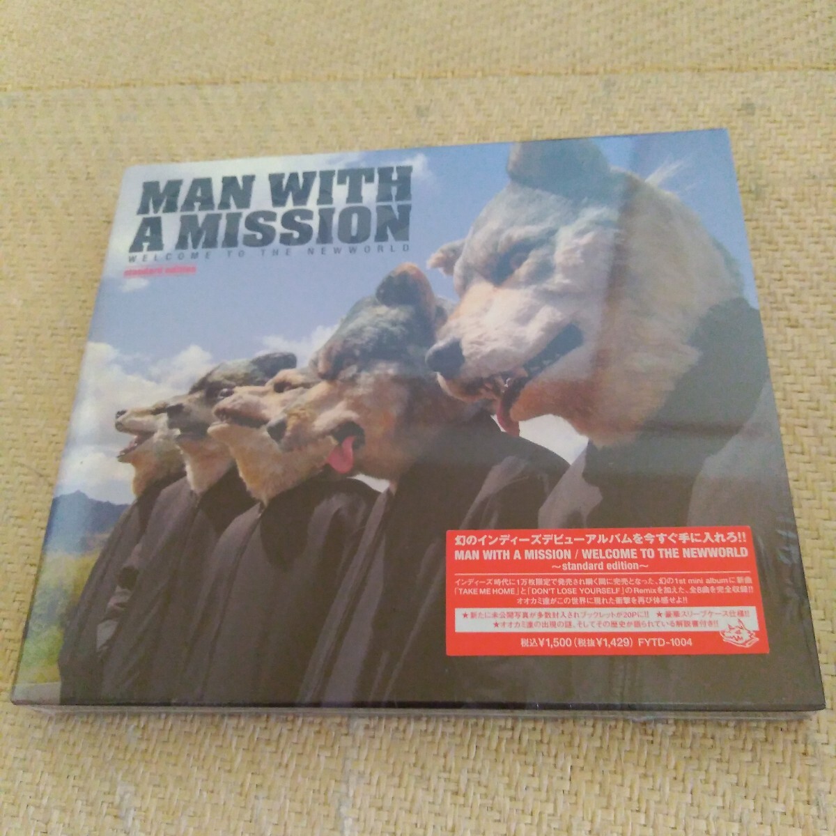 新品 未開封 MAN WITH A MISSION WELCOME TO THE NEWWORLD STANDARD EDITION スリーブケース付 CD マン ウィズ ア ミッション拍卖