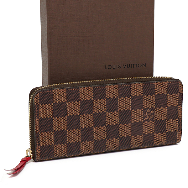 ルイヴィトン ダミエ ポルトフォイユクレマンス N60534 スリーズ ラウンドファスナー長財布拍卖