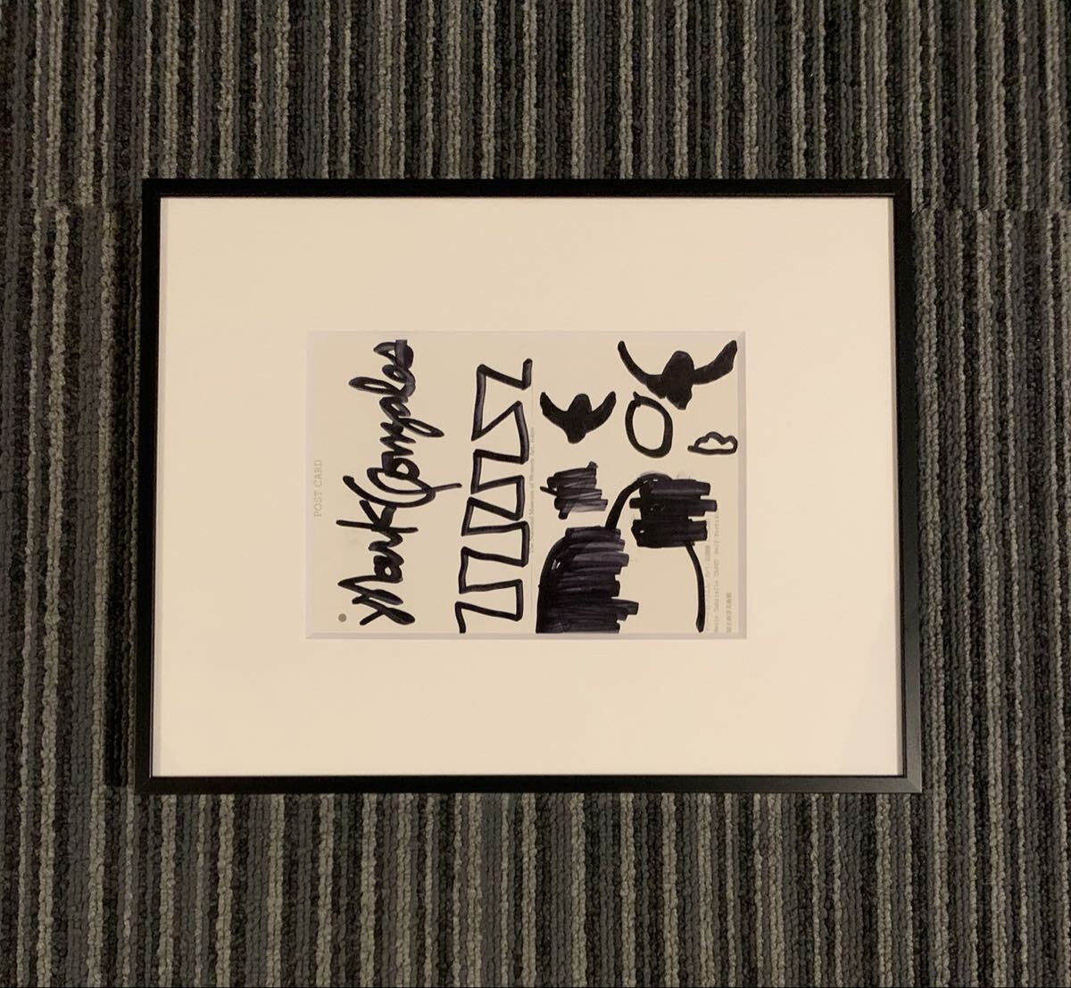真作 一点物 mark gonzales gonz マークゴンザレス 絵画 直筆サイン入り 00年代拍卖