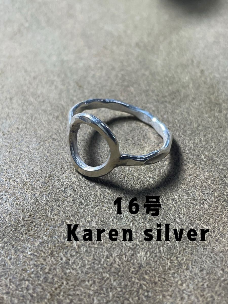 R73マきsT Karen silver叩き打ちロージーオーバルカレンシルバーカレン族16号sT拍卖