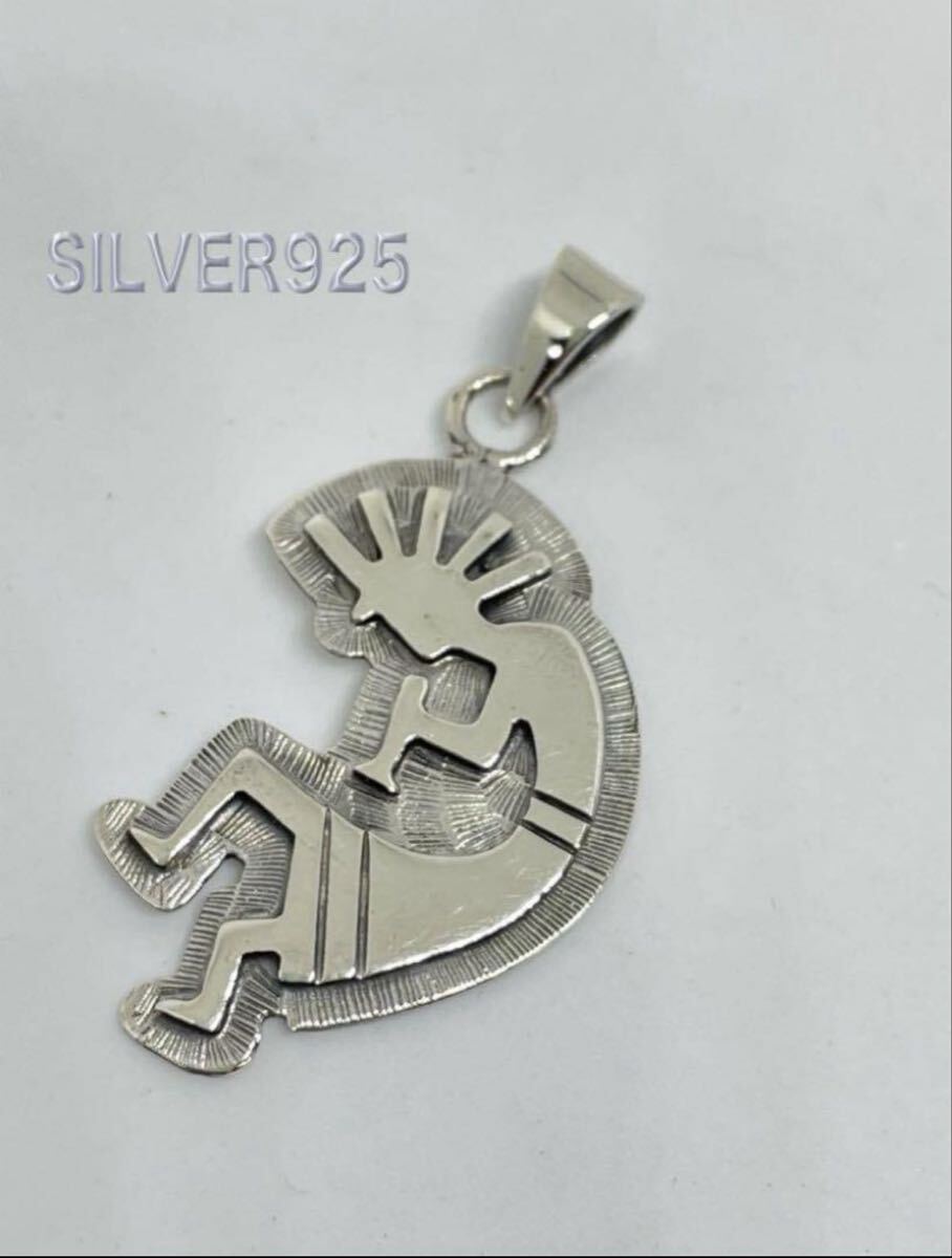 KSK9-5pCトf SILVERココペリ スターリングシルバー925 ホピ クラフト 笛豊作トップc拍卖