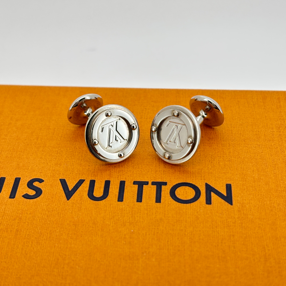 LOUIS VUITTON カフス ブトン ドゥ マンシェット モノグラム ロゴ拍卖