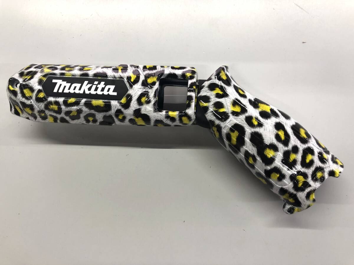 マキタ makita ペンインパクトドライバー TD022 カスタムハウジング(外装) ヒョウ柄2 艶あり仕様 新品拍卖