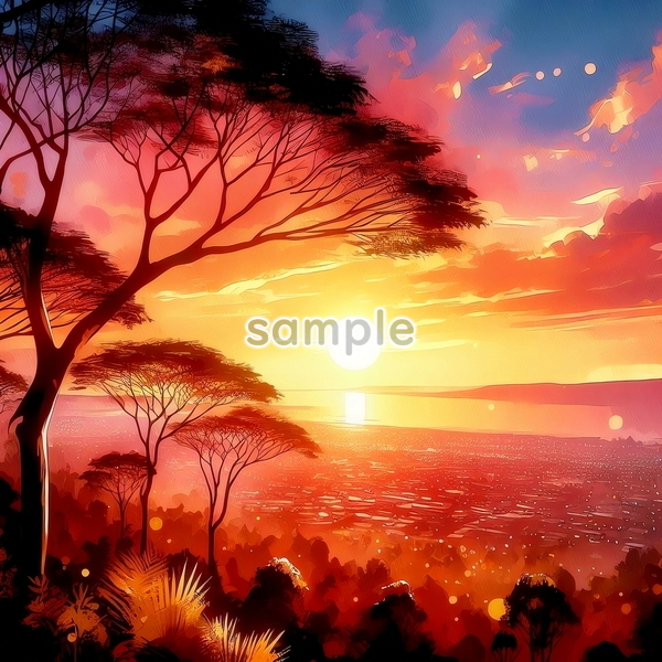 A3 350dpi コンゴ民主共和国 オリジナル絵イラスト著作権フリー画像素材 154P Democratic Republic of the Congo picture image material拍卖