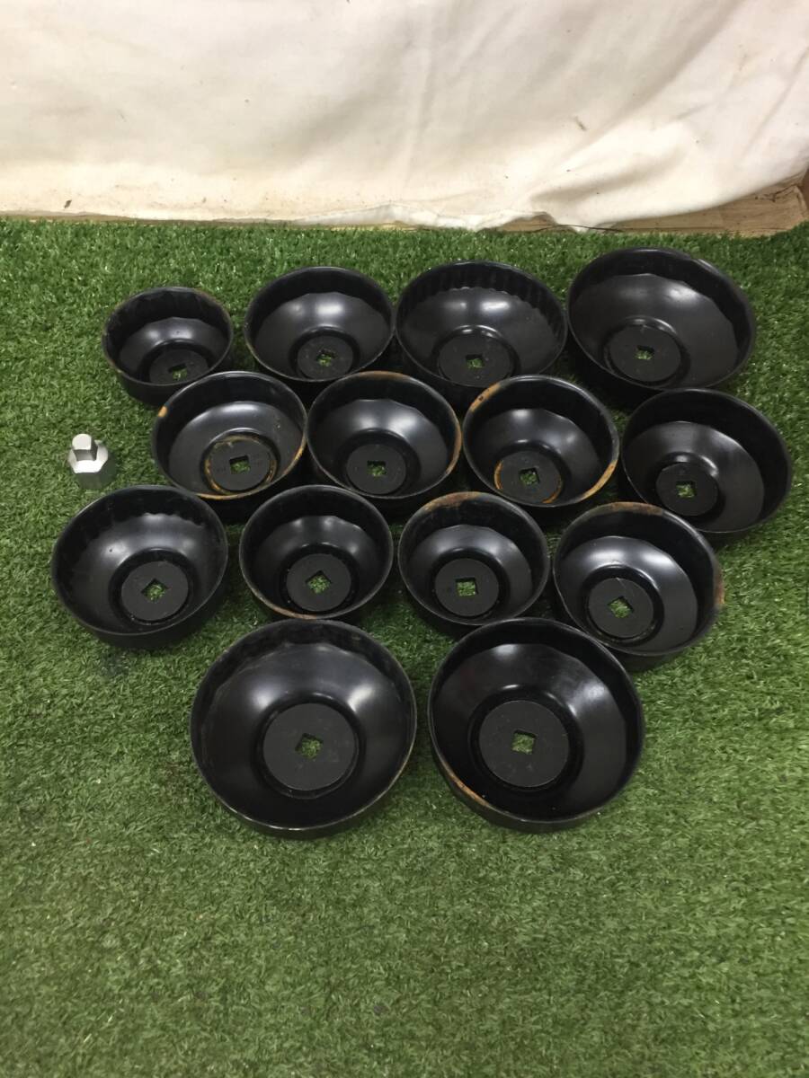 【中古品】オイルフィルターレンチ 14個セット カップ型 /IT7CUWPERHH4拍卖