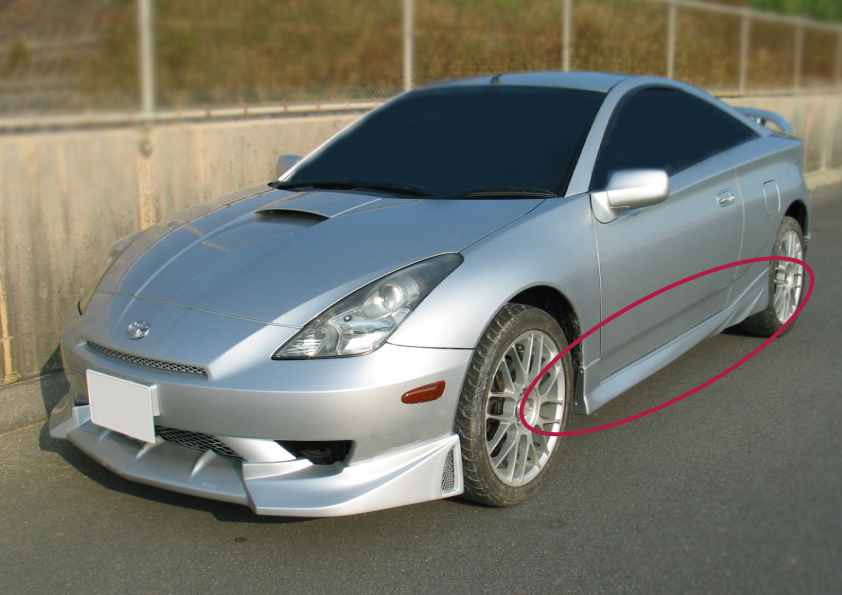 トヨタ ZZT セリカ後期用サイドステップ左右 単品拍卖