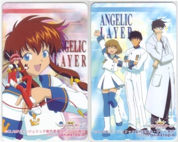 【テレカ】 機動天使エンジェリックレイヤー CLAMP 2枚セット テレホンカード 6A-E0074 Aランク拍卖