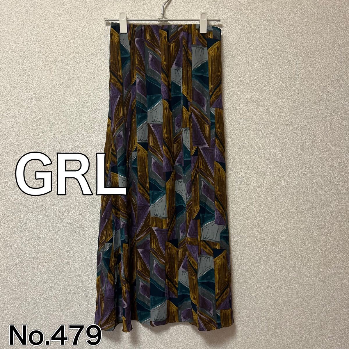 送料無料 匿名配送 GRL グレイル ロングスカート拍卖