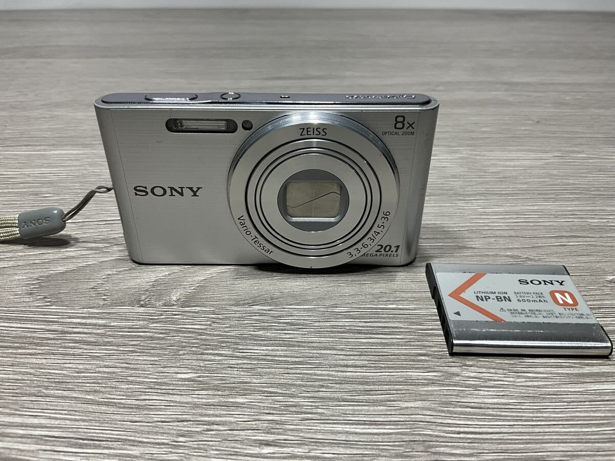 ★ O.115 SONY ソニー コンパクトデジタルカメラ サイバーショット DSC-W830 シルバー ★拍卖