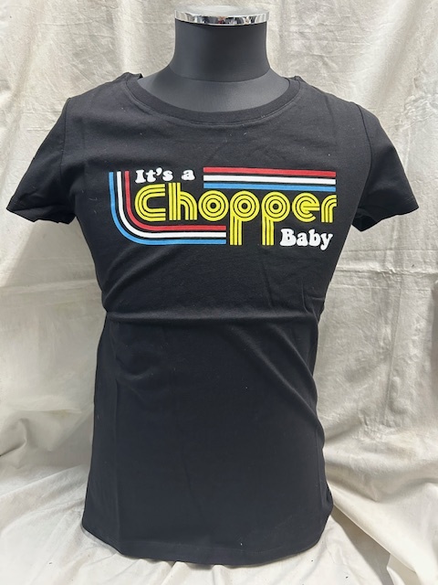 IT'S A CHOPPER BABY! 13 1/2 半袖 Tシャツ ブラック LサイズCHOPPER ボーンフリー ナックル チョッパー サイドバルブ フラットヘッド拍卖