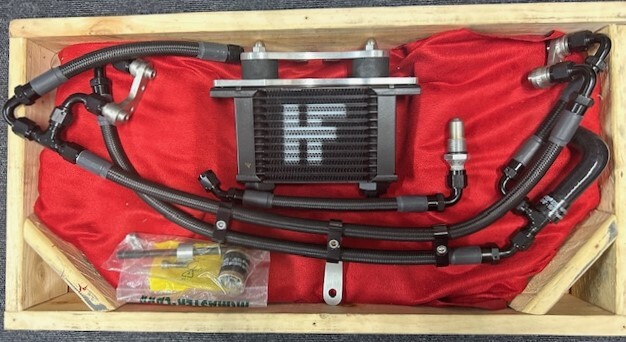 HF Heman Fabrication オイルクーラー&サイドオイルライン ミルウォーキーエイト M8 チョッパー 17~ツインカム 18~ソフテイル拍卖