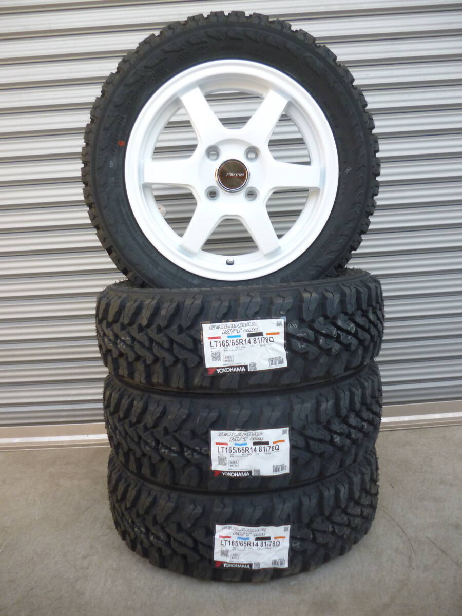 ヨコハマジオランダーM/TG003☆165/65R14☆アゲバンアゲトラハイゼットエブリイキャリーサンバーアトレーNバンバモスハスラーデリカミニ拍卖