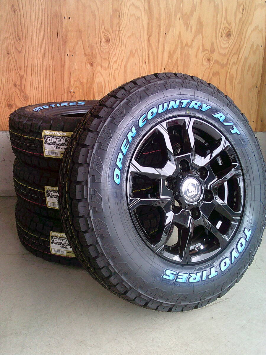 新品4本セット☆ベアロックバイソン☆オープンカントリーA/TⅢ☆195/80R15☆ホワイトレター☆ゴツゴツタイヤ☆ハイエース・キャラバン等拍卖