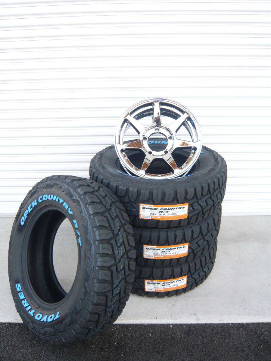 新品4本セット☆CSTZERO-1HYPER+J&TOYOオープンカントリーR/T☆235/70R16☆カスタムホイール☆ジムニーシエラ・ジムニーノマドなどに☆拍卖