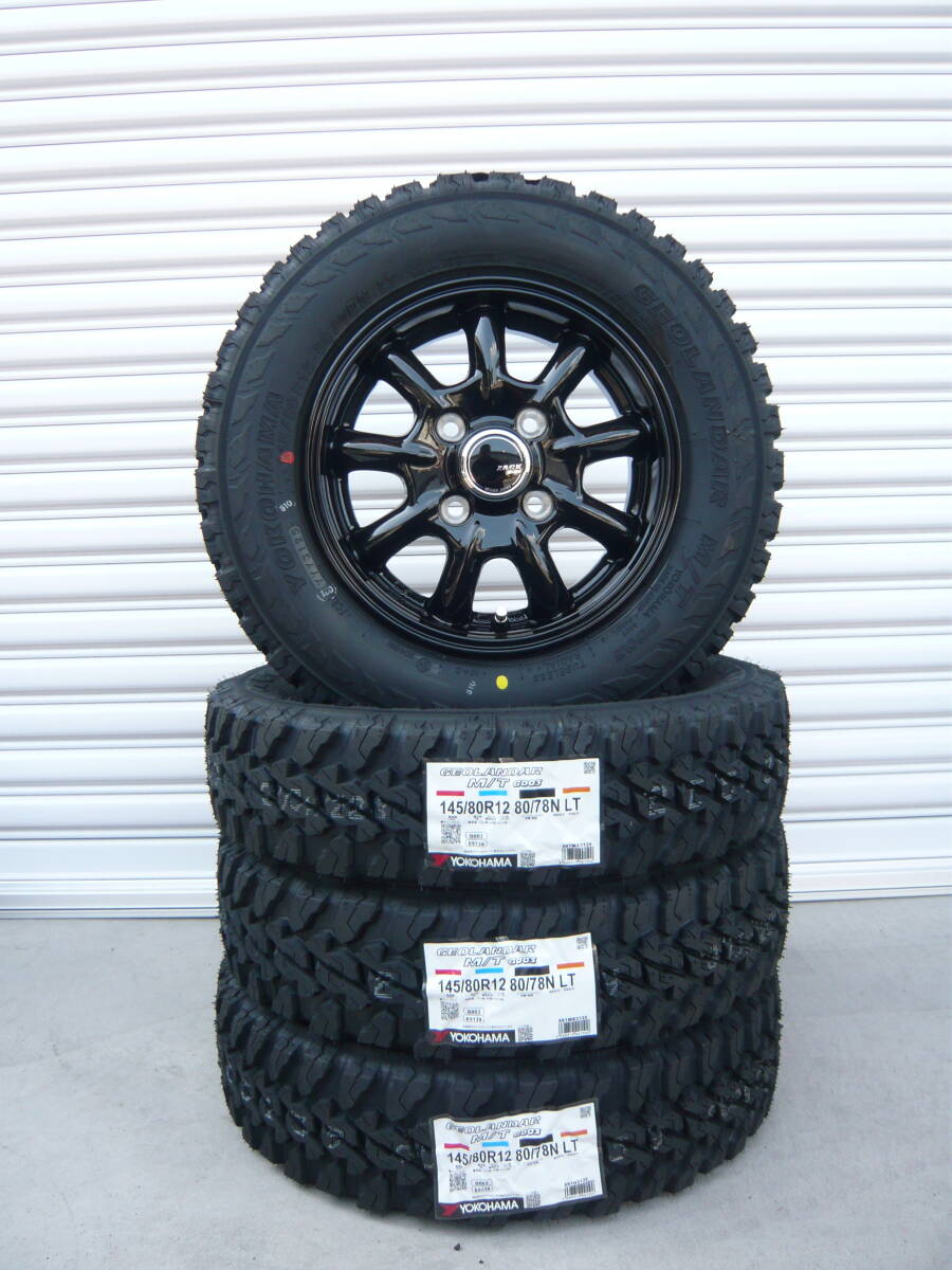 ヨコハマジオランダーM/TG003☆145/80R12LT☆ZACK☆軽バン軽トラハイゼットエブリィアトレーサンバーNバンアクティバモスクリッパー拍卖