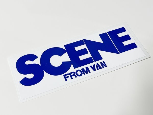 SCENE 青文字 ステッカー / VAN 昭和 当時拍卖