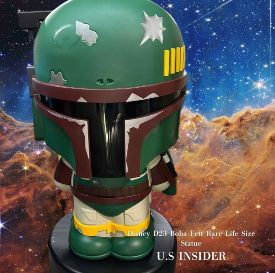 世界にひとつ 【非売品】ディズニー D23 ボバ・フェット 等身大フィギュア拍卖