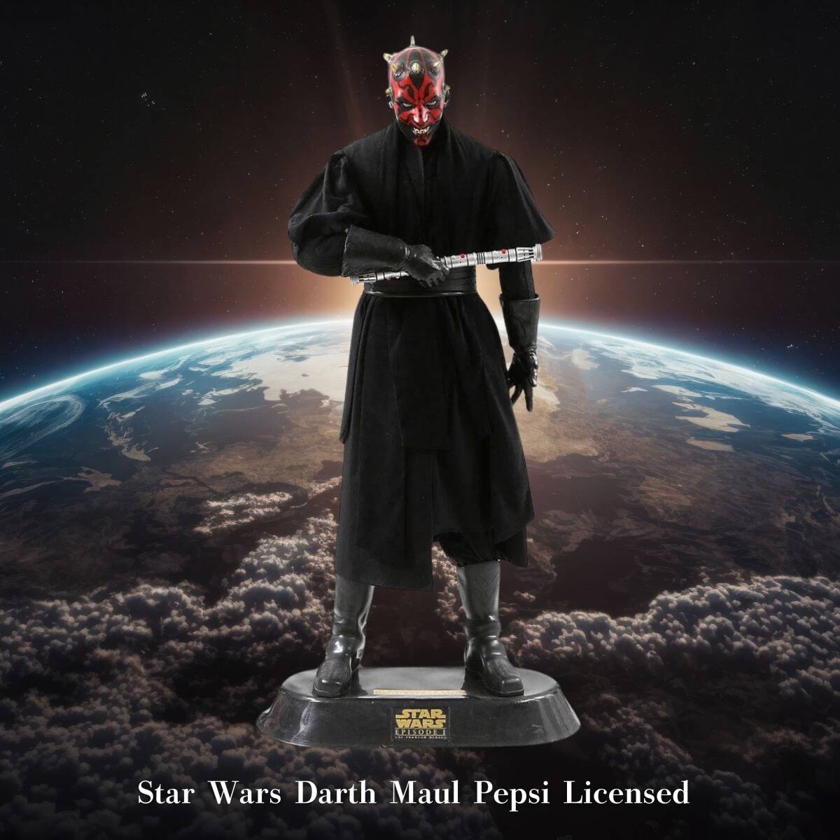 ダース・モール スター・ウォーズ / 等身大フィギュア ペプシコーラ / 188cm×91.5cm×46cm拍卖