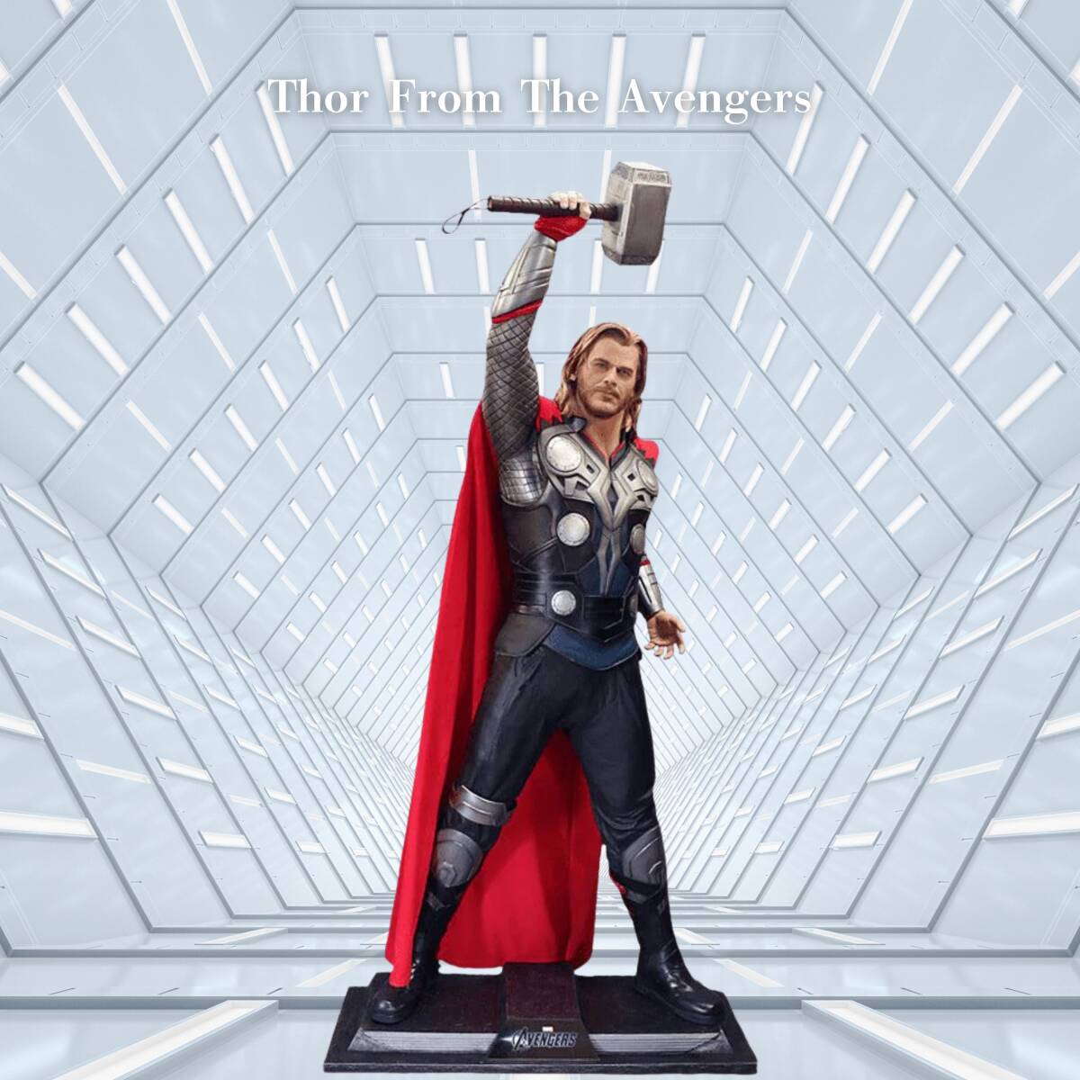 マイティ・ソー アベンジャーズ / 等身大フィギュア マックルマネキン製作 / 239cm×117cm×68.5cm拍卖