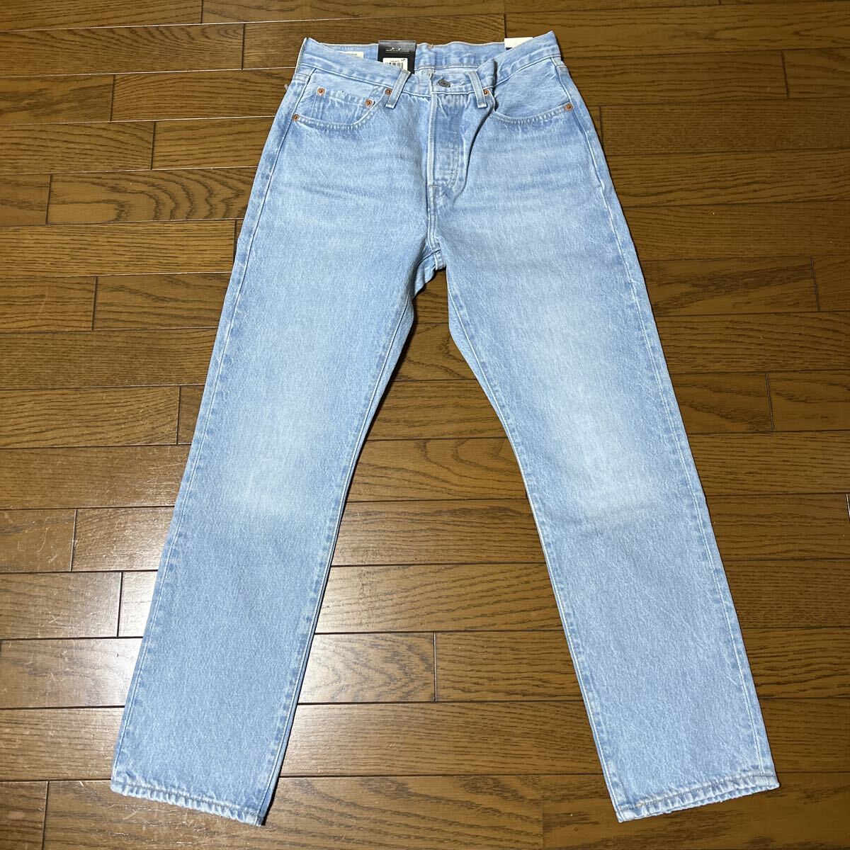 新品W26リーバイスプレミアム501bigEデニムパンツUSED加工ジーンズ★ビンテージ加工levis60650517★2025AUG拍卖