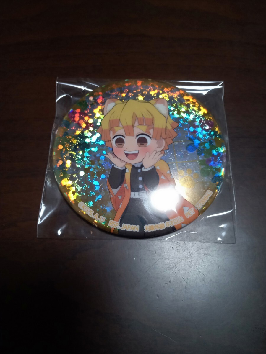 ナムコ NAMCO 鬼滅の刃 漆ノ章 ホログラム 缶バッジ 我妻 善逸 猫拍卖