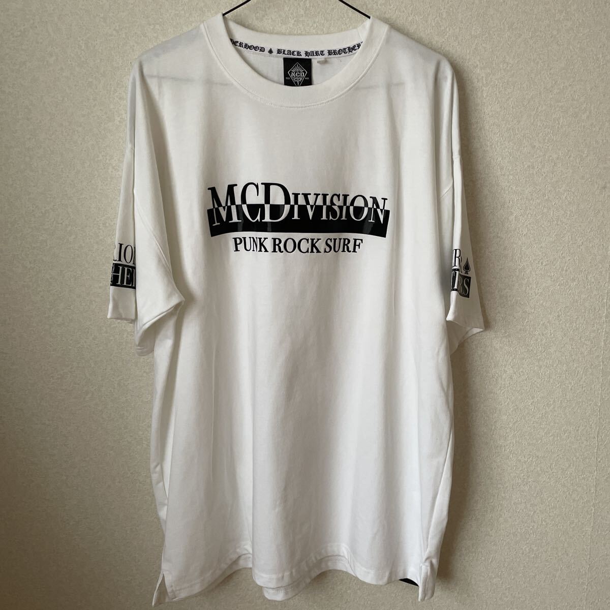 【未使用】MCDIVISION ビッグシルエット 半袖Tシャツ L 白拍卖